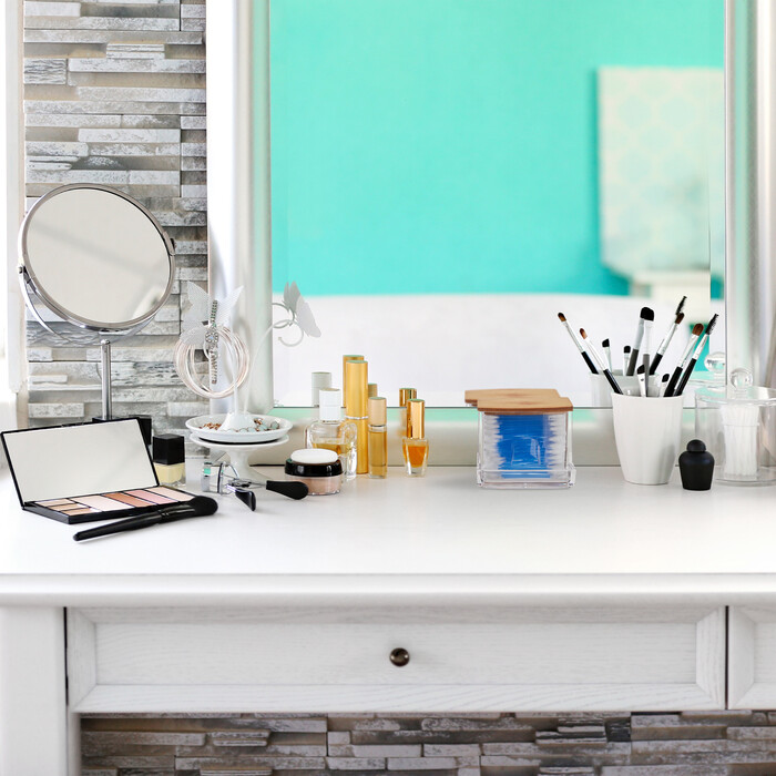 Relaxdays Cotton Swab Storage