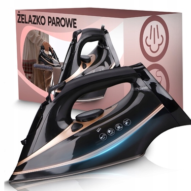 Парова праска 8в1: висока потужність 2600 Вт, керамічне покриття, системи Anti-Calc та Anti-Drip