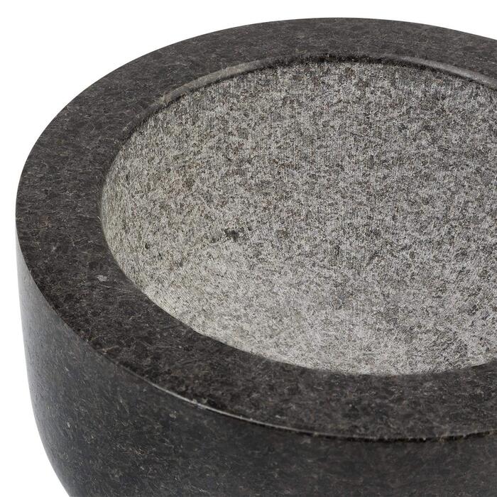 Гранітний ступка з товкачиком Smart-Planet - ступка для спецій, песто та трав, Ø 8,5 см