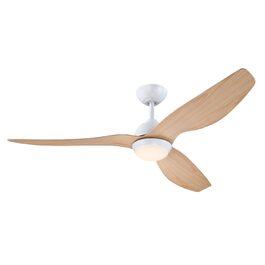 Стельовий вентилятор Westinghouse Magnolia 132 см з LED освітленням та пультом ДК, білий матовий, DC-мотор