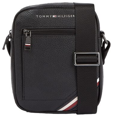 Чоловіча сумка-месенджер Tommy Hilfiger Central Reporter, середнього розміру, чорна