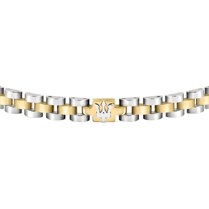 Браслет чоловічий Maserati Jewels з нержавіючої сталі, 21 см, сріблястий (JM320AST08)
