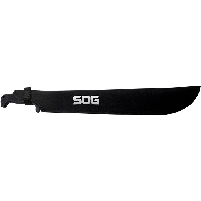 SOGFari 18 in. Machete, Black Kraton Handle, Black Blade