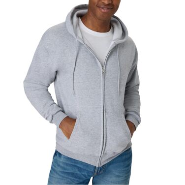 Чоловічий худі Hanes Opaque з капюшоном, розмір XL, колір Light Steel (світло-сталевий)