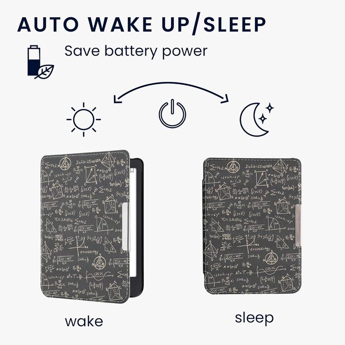 Чохол-книжка kwmobile для Tolino Shine 3 - яскравий чохол для eReader, блакитний, жовтий, зелений (комбінація зелено-жовтий)