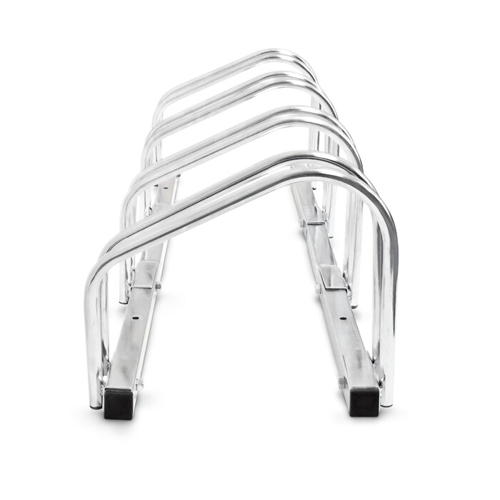 Relaxdays Bicycle Stand for 4 Bikes, Steel, 1m