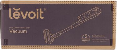 Бездротовий пилосос Levoit LVAC-200: 4-в-1, для дому та авто, фільтрація 99.9%, видалення шерсті тварин