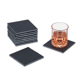 Relaxdays Slate Coasters Набір з 10 штук