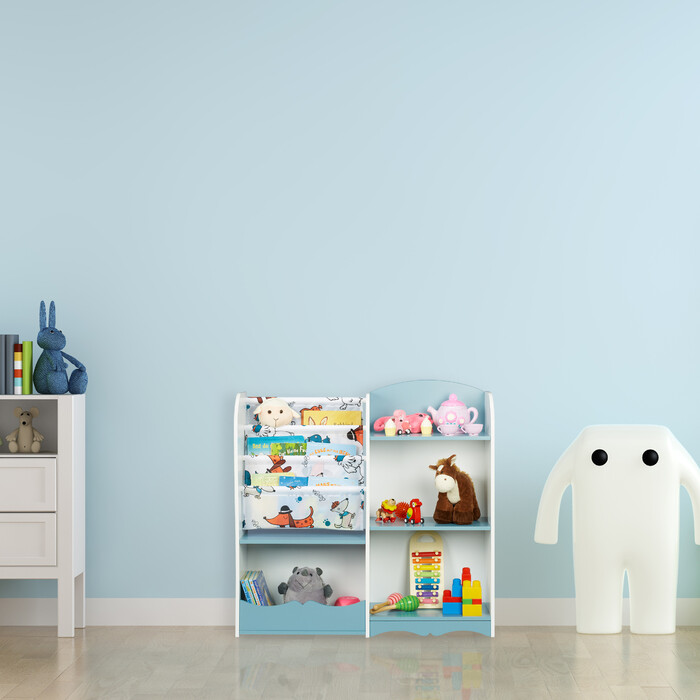 Relaxdays Children's Shelf with Dog Motif