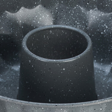 Relaxdays Bundt cake pan, speckled grey