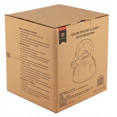 Класичний сталевий чайник Karl Hausmann, 3 л, чорний