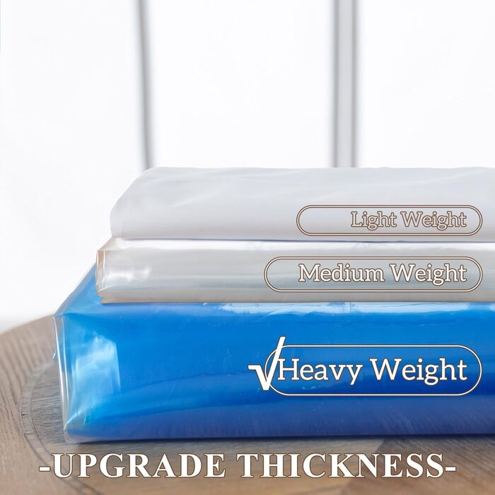 Шторка для душу Barossa Design з EVA, без петель, 180x188 см, блакитна, з магнітами