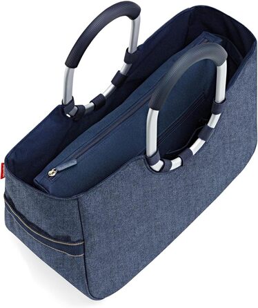 Reisenthel Loopshopper-OS4113 Bag Herringbone dark blue M