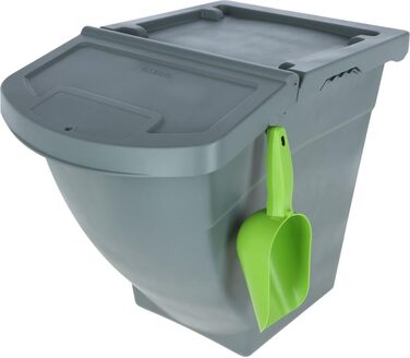 Kerbl Futterbox – Контейнер для корму, 60 літрів, з кришкою, пластик, 57,8×39×49 см
