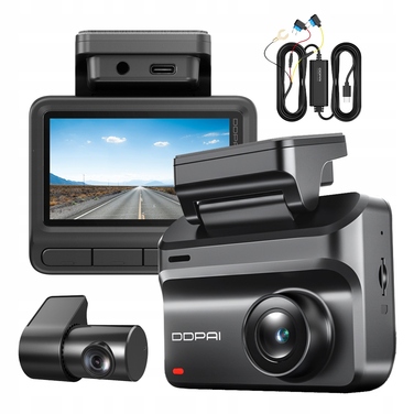 Автомобільний відеореєстратор Ddpai Z50 Pro 4K з задньою камерою та комплектом Hardwire Kit