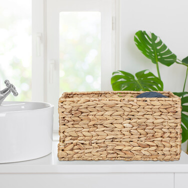 Relaxdays Storage Basket made from Water Hyacinth