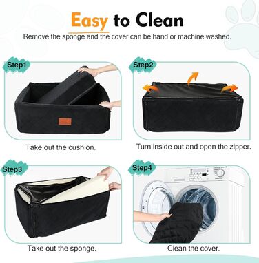 Автокрісло для собак великих та середніх порід, до 25 кг, з товстим килимком та страхувальними ременями, чорного кольору