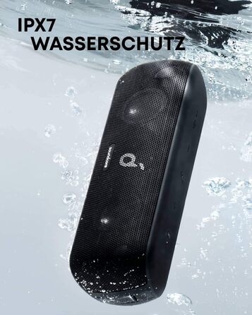 Soundcore Motion+ Портативна Bluetooth Колонка HiFi 30W, Глибокий Бас, IPX7, 12h, USB-C, App, Чорний