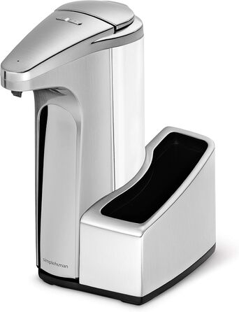 Simplehuman Sensor Soap Dispenser - Brushed Nickel, White (384ml)