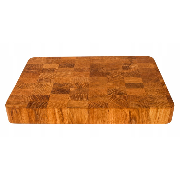 Прямокутна дубова дошка для нарізки Woodcarver, 35x25х4 см