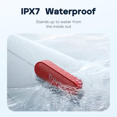 Tribit XSound Go Bluetooth колонка 16W, чорна: Водонепроникна (IPX7), 24 год, TWS, портативна для подорожей, пляжу, кемпінгу