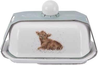 Wrendale Covered Butter Dish (Calf), 16 x 11 x 8 cm