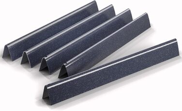 GFTIME 57cm Flavorizer Bars 7537 for Weber Spirit E310/320 (2007-2012 with side burner knobs), 7536 Porcelain Steel Burner Cover Replacement Parts for Spirit 700, Weber 900
