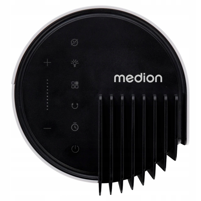 Колонний вентилятор Medion XXL 30 Вт: пульт ДК, LED-дисплей, осциляція, 12 швидкостей, таймер