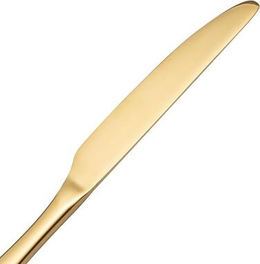 LAZAHOME Cutlery Set, Stainless Steel Mirror Polished 60-Piece Cutlery Set for 12 People, Dining Cutlery Set with Knife Fork Spoon for Family/Party/Hotel/Restaurant, Gold Flatware, Dishwasher Safe Gold 60 Pieces