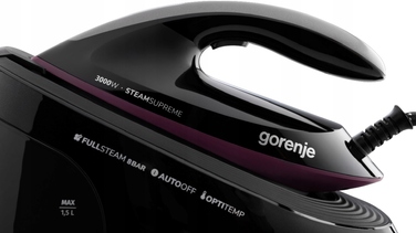 Парогенератор Gorenje SGD3000BKV, 3000 Вт, 480 г/хв, керамічна підошва, 8 бар