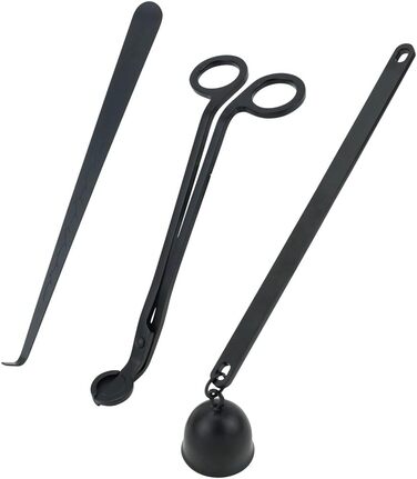 Oiqwuas Candle Gift Set with Candle Snuffer, Candle Trimmer, Wick Trimmer for Replacement Wicks, Candle Lovers