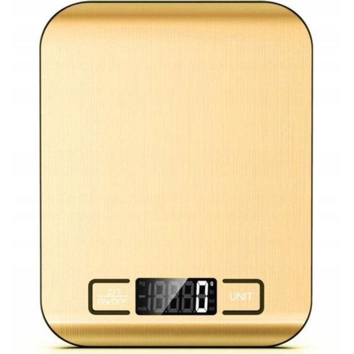 Кухонні ваги BOTC, жовтий/золотий, до 10 кг