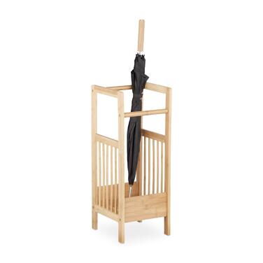 Підставка для парасольок Relaxdays з натурального бамбука, 26.5 x 25 x 64 см