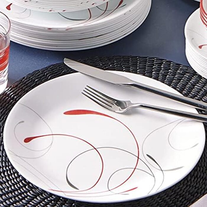 Сервіз Corelle Splendor, набір посуду на 4 особи, 12 предметів, стійкий до сколів та тріщин