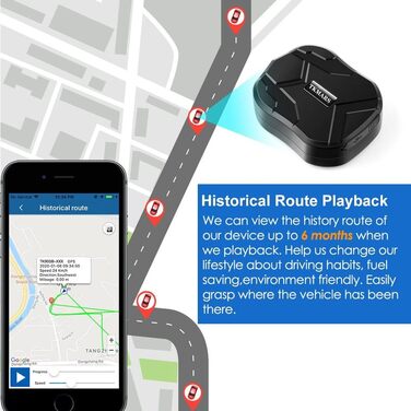 GPS-трекер TKMARS для авто 4G, 20000mAh, магнітний, водонепроникний IP67, тривалий час роботи, велика дальність, без абонплати, кілька режимів сигналізації, безкоштовний додаток
