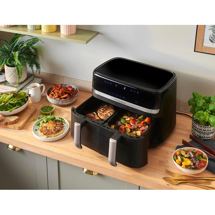 Фритюрниця Russell Hobbs SatisFry з 2 камерами, 9л, Rapid AirFryer, 9 програм, тиха робота, миється в посудомийній машині