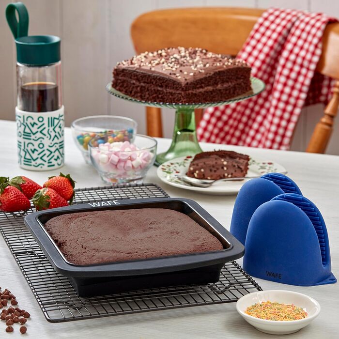 Силіконова форма для випікання WAFE BakeMate, складна, антипригарна, харчовий силікон, для хліба та кексів, 2 шт.