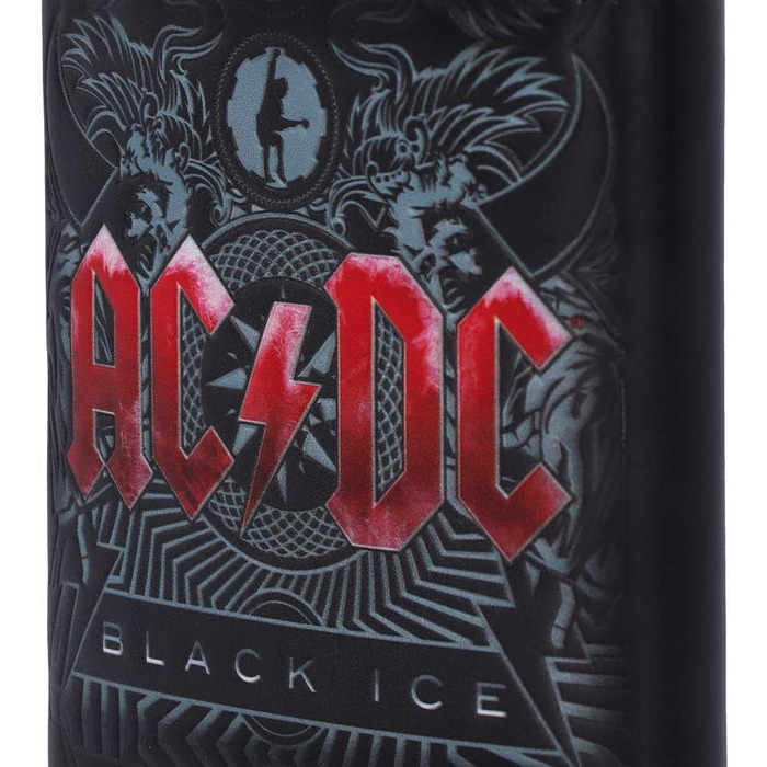Фляга AC/DC Black Ice від Nemesis Now (ліцензійна), 200 мл