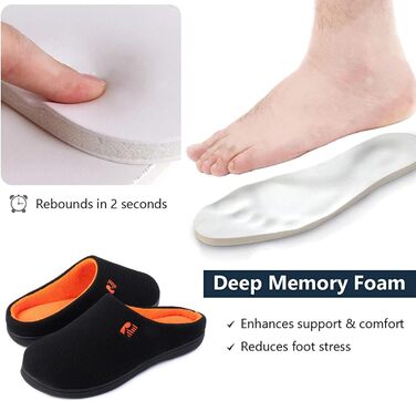 Чоловічі капці RockDove Original двоколірні з піною Memory Foam 46/47 EU Pirol
