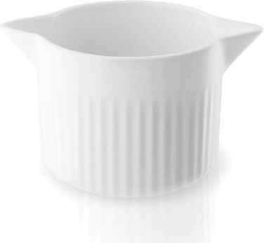 Eva-Trio | Saucepan 0.45l Legio Nova | 10-Year Porcelain Guarantee | White Transparent