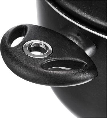 Каструля для пасти Pensofal Biostone 7 л, 24 см, антипригарна, чорна