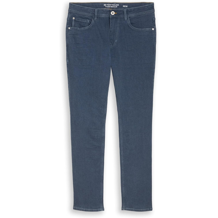 Джинси чоловічі TOM TAILOR TTJOSH Regular Slim з еластаном, синьо-сірий денім (36W/36L)