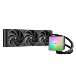 Система водяного охолодження Nexaura 360: AIO з 3 вентиляторами PWM ARGB та тихою помпою (2500–3600 RPM) для Intel LGA 1851/1700/1200/115X AMD AM5/AM4, чорний