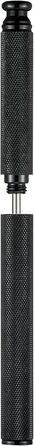 Stainless steel ice pick with safety cover, pick tool for breaking ice, non-slip grip for easy handling (black)