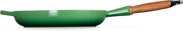 Сковорода Le Creuset Signature чавунна з дерев'яним ручками, 28 см, Bamboo