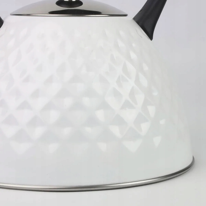 Класичний сталевий чайник Karl Hausmann, 3 л, білий