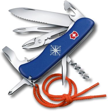 Ніж VICTORINOX Skipper – багатофункціональний складаний ніж, Swiss Made, блакитний