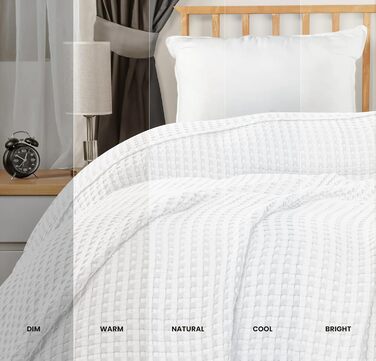 Ковдра Baumwoll Waffeldecke Utopia Bedding 300 GSM, 152x127 см, бавовна, м'яка, дихаюча, для всіх сезонів