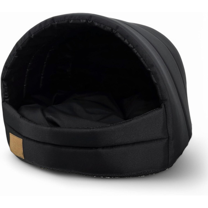 Будка для собак та котів ODOLPLUSZ - комфортна, миюча, чорна (M)
