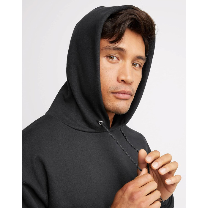 Світшот Hanes Ultimate чоловічий, теплий флісовий худі, бавовна (M, темно-коричневий)